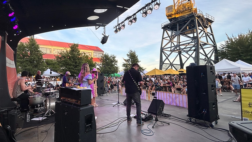 Band at Shipyards Night Market