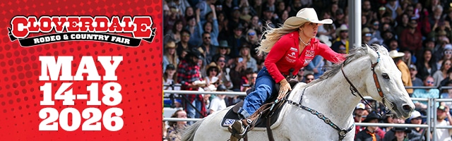 Cloverdale Rodeo & Fair 2026 Banner Ad