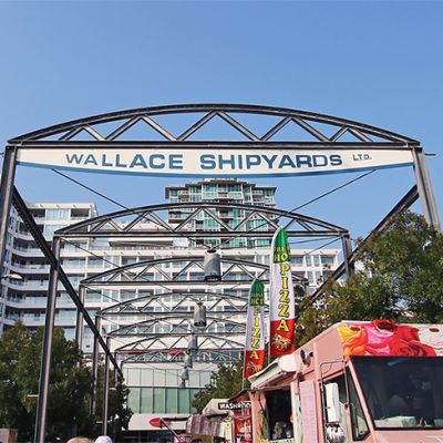 Wallace Shipyards on Market Day