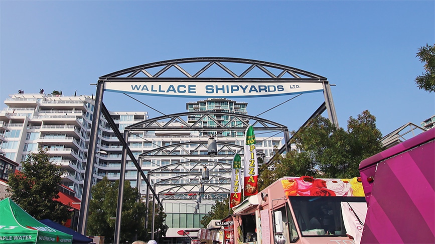 Wallace Shipyards on Market Day