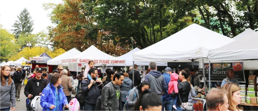 Market Vendors at Fort Langley Cranberry Festival