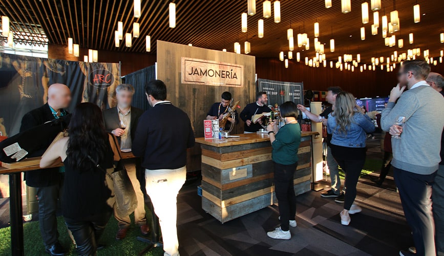 Jamoneria at the VIWF Tasting Event