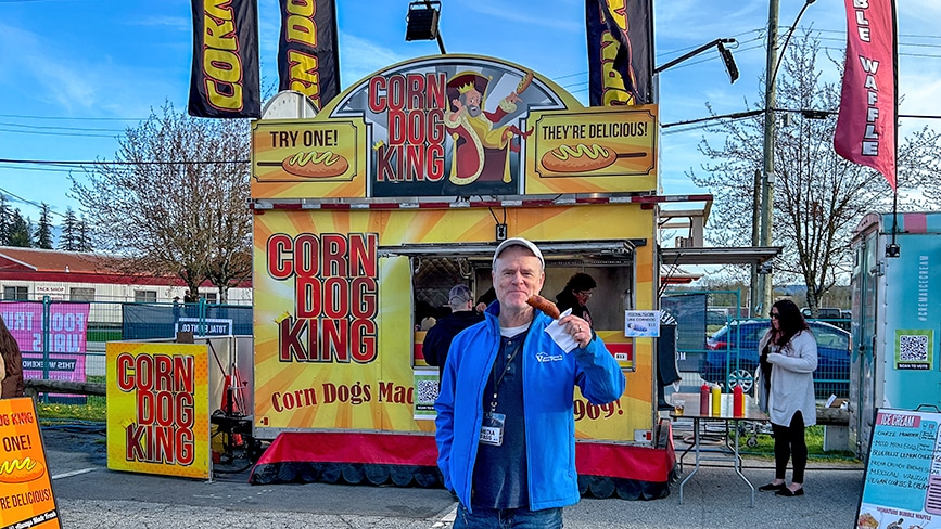 Corn Dog King at Food Truck Wars