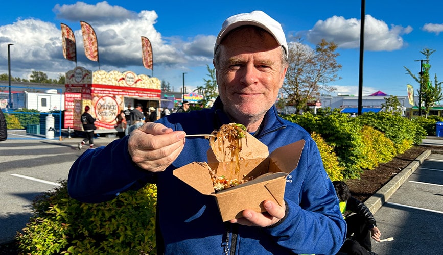 Food at Cloverdale Rodeo