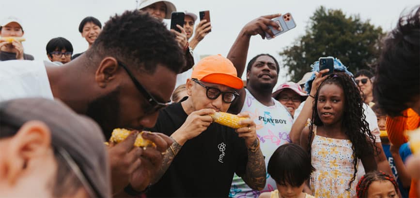 Corn-Eating Contest at Greendale Acres